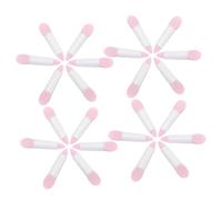 Mipcase 50pièces Pinceaux à Lèvres Ronds Silicone Applicateur Ombre à Paupières Outil de Beauté pour Maquillage Yeux et Lèvres Set de Pinceaux Cosmétiques Voyage