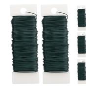 Mipcase 5rouleaux Fil Floral Vert De Mètres Pour Compositions Couronnes Travaux Manuels Et Bricolage