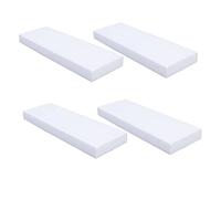 Mipcase 6 pièces Bloc Mousse Rectangulaire pour Modelage DIY Base Lisse à Poncer Coller et Peindre pour Décorations Gâteau et Artisanat Créatif