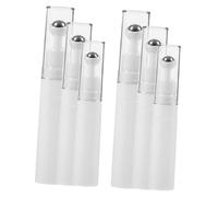 Mipcase 6 pièces Bouteilles Roll pour Crème Contour des Yeux Ensemble de Flacons Vides avec Design à Boule pour Voyage et Réduit Gonflements