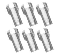 Mipcase 6 Pièces Clé Métallique pour Boîte à Appâts Ouverture Précise et Prise Ergonomique, Outil Compact pour Déverrouillage Extérieur et Usage Domestique