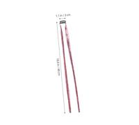 Mipcase 6 pièces Extensions Cheveux Paillettes Mèches Tinsel Brillantes Colorées Kit Scintillant pour Coiffure Mèches Clipser Polyvalentes pour Filles et Femmes