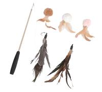 Mipcase 6 Pièces Jouet pour Chat Jouets de Dentition Chaton Poteau pour Jouets on Interactive Cat Toy - de Flirt pour Jouet Casse-tête pour Plastique