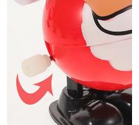 Mipcase 6 pièces Jouets à Remonter Noël avec Traîneau et Rennes Plastique Jouets de Fête Légers et Interactifs pour Garçon Fille Cadeaux et Décorations Festives