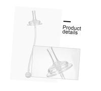 Mipcase 6 pièces Lot de Pailles Silicone Réutilisables pour Biberons et Gourdes à Large Ouverture Antidéversement Faciles à Nettoyer Adaptées Aux et Tout Petits