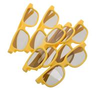 Mipcase 6 pièces Lunettes Garçon Fille Plastique Résistant Confortables et Durables pour Visualisation Stéréoscopique Cinéma Maison Jeux et Divertissement