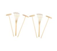 Mipcase 6 Pièces Mini Râteaux à Sable pour Jardin Zen Outils De Jardin Japonais pour Table à Sable Et Bac Accessoires pour Table Et Pierres De Mini Râteaux