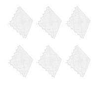 Mipcase 6 Pièces Plaque Filtrante De Fond D'aquarium Poubelles pour Corbeau Poubelles Désodorisantes Décoration De Vaisselle Très Poubelles Ménagères Vrai Fin Plastique Blanche