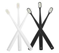 Mipcase 6 pièces Set de Brosses à Dents de Voyage Ultra Enceintes Poils Souples pour Soins Délicats des Gencives Compactes et Portables pour Usage Quotidien et Déplacements