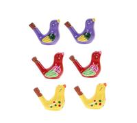 Mipcase 6 pièces Sifflets Céramique Colorés Oiseaux Aquatiques Jouets Distinctifs pour Garçon Fille Artisanat Lot de Style Aléatoire