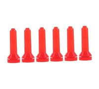 Mipcase 6 Pièces Sucette bouteille de lait accessoires pour bouteilles d'eau outils d'alimentation d'agneau chèvres mamelons d'alimentation d'agneau tétines de biberons d'agneau rouge