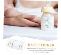 Mipcase 6 rouleaux Étiquettes Adhésives pour Congélateur Autocollants Date à Écrire pour Stockage Lait Maternel Pratiques et Faciles à Coller sans Résidu pour Biberons et Sacs de