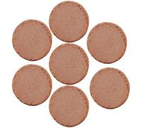 Mipcase 60 Blocs de Fibre Végétale Compressée Enrichis en Nutriments Petit Format Matière Naturelle pour Jardinage Intérieur et Extérieur Substrat de Culture pour Fleurs Légumes et