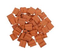 Mipcase 60 Pièces Realistic Micro Building Roof Tiles for DIY Architectural Models and Micro Landscape Decor