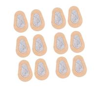 Mipcase 6paires Cache-yeux Élastiques Non Tissés Oculaires Pratiques Lot de Masque pour Yeux Confortable Compresse Absorbante Stérile Style Aléatoire