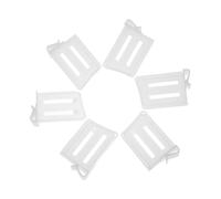 Mipcase 6pcs Séparateurs Réfrigérateur Transparent Réglables Diviseurs De Tiroir En Plastique Pour Organisation De Frigo Cloisons Ajustables Pour Aliments Boissons Et Épices Utilisation De L'espace