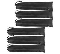 Mipcase 6pièces Sac De Rangement Pour Arceaux De Tente Piquets Et Bâtons De Randonnée Sac à Cordon Portable Pour Matériel De Camping Voyage