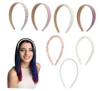 Mipcase 7pièces Bandeaux Pour Filles Et Femmes Set De Accessoires Cheveux Variés Styles Élastiques Confortables Fixation Cheveux Rebelles