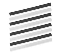 Mipcase 8 pièces Bande de Remplacement pour Bord de Pelle à Poussière Plastique Souple Bandes de Pression Raclage Durables pour Outils de Nettoyage Coupe Adaptable pour Balayage