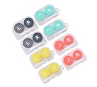 Mipcase 8 pièces Boîte à Lentilles de Contact Portable PP Transparent Étui Durable et pour Rangement Protection Hygiénique des Lentilles Couleur Couleur