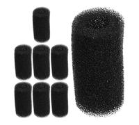Mipcase 8 Pièces Couvercle De Protection Entrée d'eau Kit Filtre Humidificateurs Mini-humidificateur Accessoires Cache-poussière Filtre pour Animaux De Compagnie Tuyau Black Éponge
