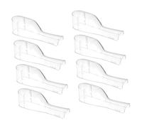 Mipcase 8 pièces Lot de Caches Brosse à Dents Plastique Protection Tête Brosse Voyage Réutilisable Adapté Aux Brosses Électriques et Manuelles