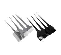 Mipcase 8 pièces Set Pinceaux Teinture Cheveux Double Face pour Salon et Usage Domestique Brosse Coloration Facile à Nettoyer Léger et Pratique pour Application et Capillaire