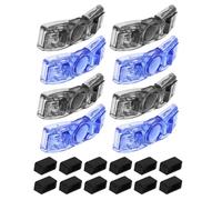 Mipcase 8 Pièces Swim Goggle Buckle Clips Plastic Quick-release Strap Connectors For Secure Adjustable Swimming Goggles Replacement Parts