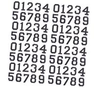 Mipcase 8ensembles Autocollants Numériques Autocollants De Maillot De Football De Chiffres Auto-adhésifs Pour Vêtements Et Casques Diy Sports Shirt Décoration