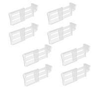 Mipcase 8pièces Séparateur De Porte Latérale De Réfrigérateur Panneau De Séparation Pour Réfrigérateur Plaque De Séparation Pour Organisation De Bouteilles Et Canettes
