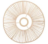 Mipcase Abat-jour Style Minimaliste Tissé en Corde de Papier Protection Solide pour Plafonnier E27 pour Chambre ou Salle à Manger Zen
