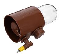 Mipcase Abreuvoir Automatique pour Cage à Oiseaux Détecteur de Soif Distributeur d'eau Anti-Fuite en Plastique Compatible Perruches Ondulées et Calopsittes Hydratation Silencieuse et