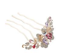 Mipcase Accessoire Coiffure Mariage Femme Épingle Cheveux Dents Chignon Facile à Poser Élégant pour Filles et Mariées