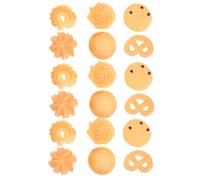 Mipcase Accessoires Photographie 18 Faux Biscuits en Matériau Sûr pour Décoration Pâtisserie et Initiation Ludique Garçon et Filles