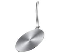 Mipcase Adaptateur Induction pour Cuisson et Décongélation Rapide 30cm en Acier Inoxydable, Plaque de Conduction Polyvalente, Sûre pour Plaque à Induction et Gaz