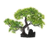 Mipcase Aménagement Paysager D'Aquarium Décorations D'Aquarium Baril De Nourriture pour Poissons Bidon De Plantes D'Aquarium Support pour Plantes Aériennes Plantes