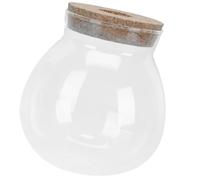 Mipcase Aquarium en Verre Trousse lumières d'aquarium réservoir Artificiel Couvercle bouda Decoration Interieure Mason jar Pot Bocal à Poisson Rouge Petit Terrarium Un Verre Transparent