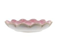 Mipcase Assiette Apéritive Céramique Forme de Fleur Coupelle pour Sauce et Collations Design Vintage pour Dips et Assaisonnements Pratique pour Maison Restaurants Réutilisable