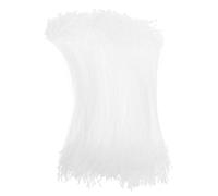 Mipcase Attaches D'étiquettes en Plastique Blanc 23 Cm, 5000 Pièces, Boucles de Sécurité pour Vêtements, Cordes pour Étiquettes de Marchandises, Compatibles Usage Commercial Retail