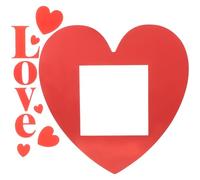 Mipcase Autocollants Décoratifs Acryliques pour Interrupteur 2 Pièces Rouges Autocollants de Prise Muraux DIY Décoration Murale Intérieure pour Maison Facile à Coller et Retirer sans