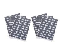 Mipcase Autocollants Panneaux Solaires Miniatures Adhésifs, 6 Feuilles pour Maquettes Architecturales, Décor Urbain et Loisirs Créatifs, Accessoires pour Bac à Sable et Dioramas