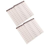 Mipcase Autocollants Sourcils Imperméables en Papier Transfert D'eau, 8 Feuilles, Confortables et Résistants la Transpiration, pour Maquillage Quotidien