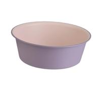 Mipcase Bain de Pieds Lavable Grosse Taille en Plastique Épais Couleur Rose Violet Antidérapant Spa Pédiluve Maison et Institut de Beauté