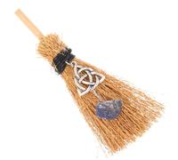 Mipcase Balai de Mini Halloween Décoratif Accessoire Photo pour Costume Pendentif Balai Intérieur et Extérieur Élément pour Fête