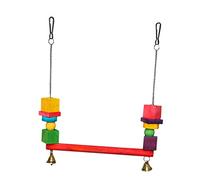 Mipcase balançoire éducative siphadventure Parrot The Toy jouyet Bird balancelle Cage balancoir Pendaison Oiseau Jouer volière balançoires Perroquet Bambou