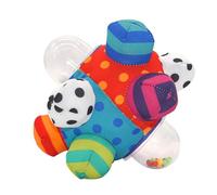 Mipcase Balle Hochet Multicolore pour Garçon Fille Balle Déveil Sensorielle an Éducatif pour Préhension Développement Poignet des Nourrissons