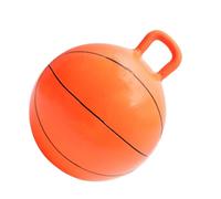 Mipcase Balle Sauteuse Garçon Fille avec Poignée Ballon Gonflable Forme Basket Extérieur Éducatif pour Filles et Garçons Améliore Léquilibre Circulation Sanguine