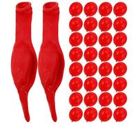 Mipcase Ballons Queue de 6 Pouces Rouge Foncé en Latex, Lot de 100 Pièces pour Décoration de Mariage, Anniversaire et Fête, Accessoires DIY Polyvalents et Réutilisables