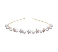 Mipcase Bandeau Fin Et Délicat En Perles Et Zircons Taille Unique Élégant Pour Femme Cheveux Fins Usage Quotidien Et Occasions Festives