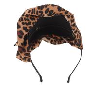 Mipcase Bandeau Large Imprimé Léopard pour Femme Tissu Respirant et Élastique Noué Accessoire Coiffure Polyvalent pour Sport Mariage et Usage Quotidien Style Mode Animalier